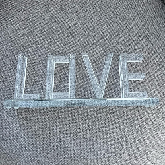 Acrylic 'LOVE' Decorative Sign - Picture 1 of 4